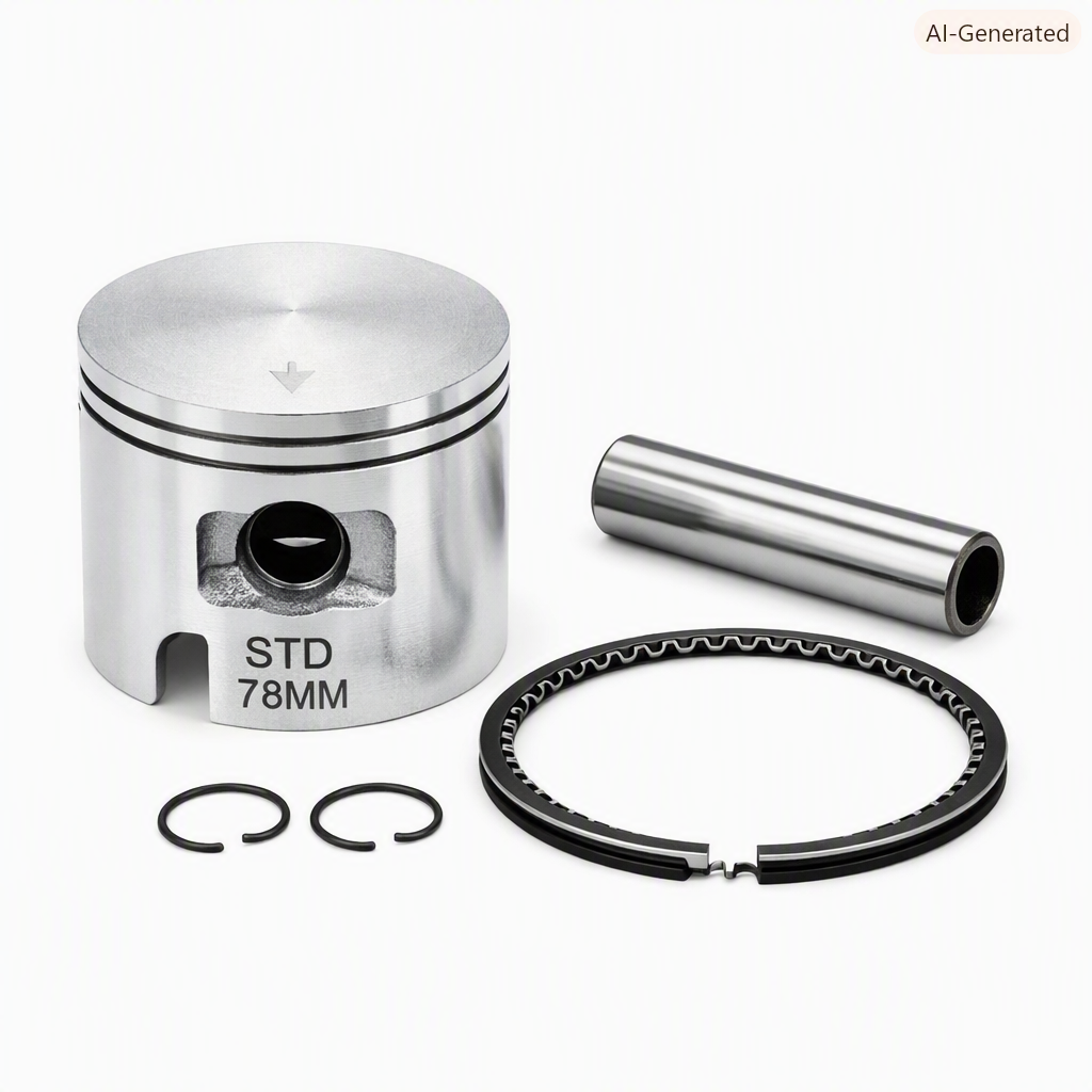 YAMAHA 40G PISTON STD.78MM W/POIN & CLIP