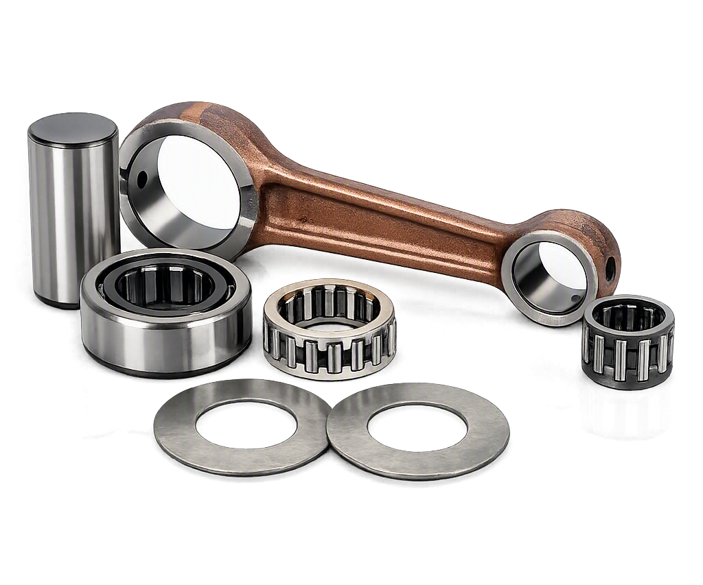 YAMAHA 15HP CONNECTING ROD KIT W/CRANK PIN,BIG & SMALL BEARING & BIG WASHER 2